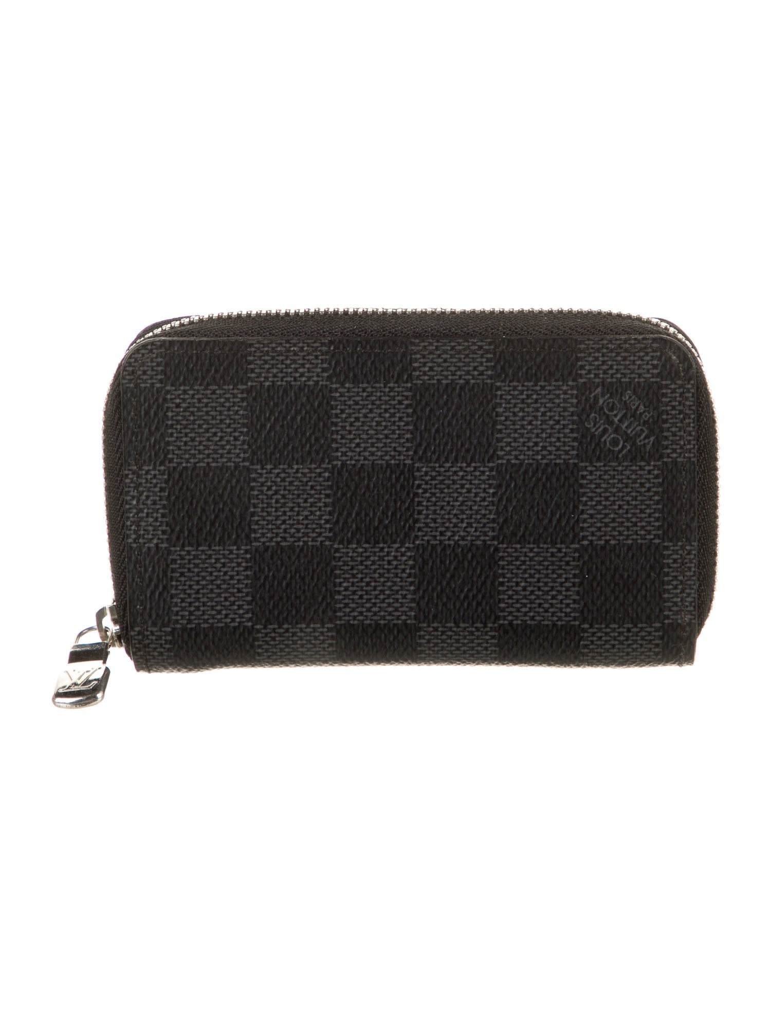 Louis Vuitton 2020 Damier Graphite Pattern Zippy Coin Purse