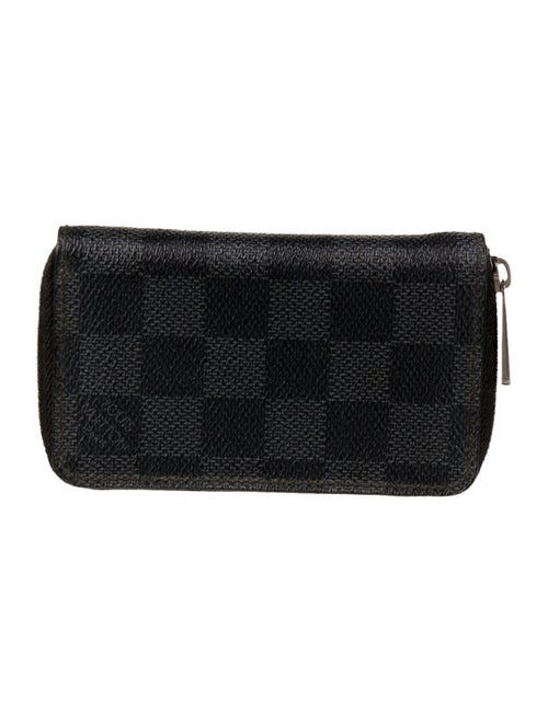 Louis Vuitton 2016 Damier Graphite Pattern Zippy Compact Wallet