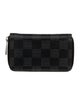 Louis Vuitton 2016 Damier Graphite Pattern Zippy Compact Wallet