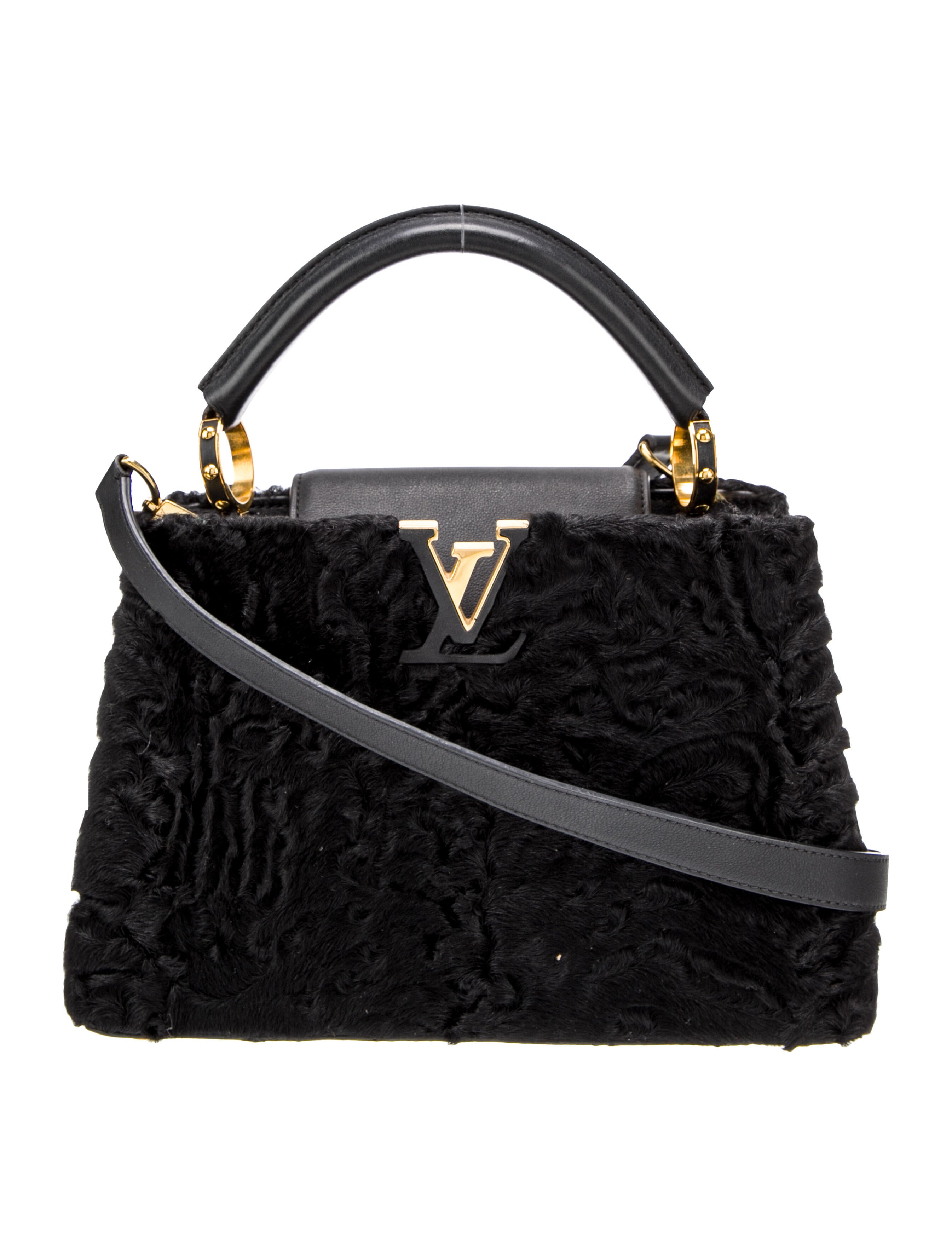 Louis Vuitton Astrakhan Capucines BB w/ Strap