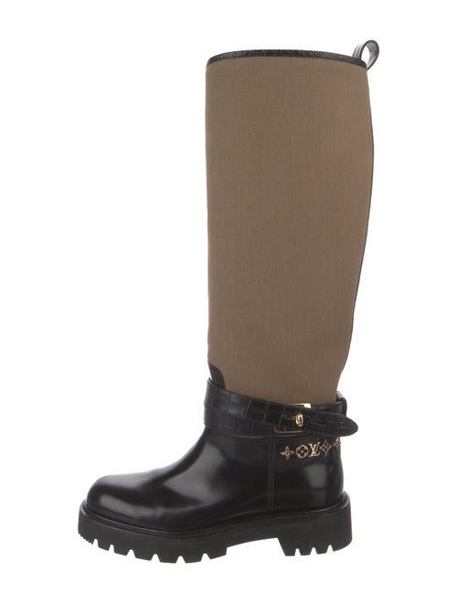Louis Vuitton Leather Rain Boots