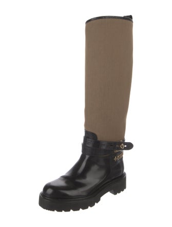 Louis Vuitton Leather Rain Boots
