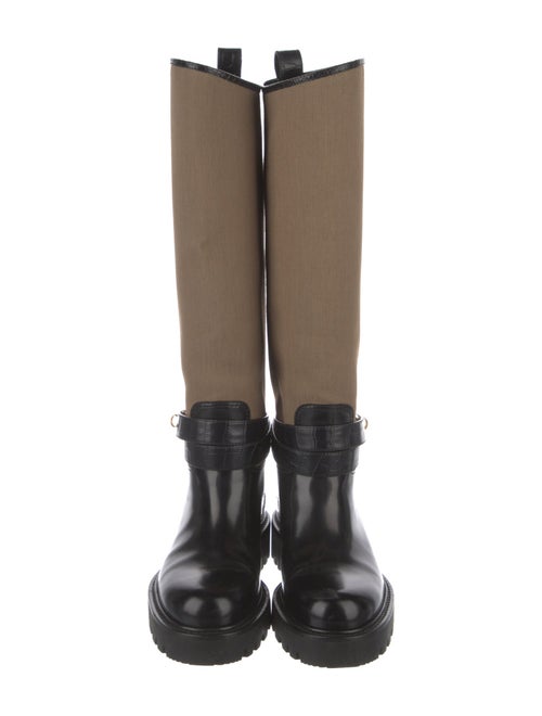 Louis Vuitton Leather Rain Boots