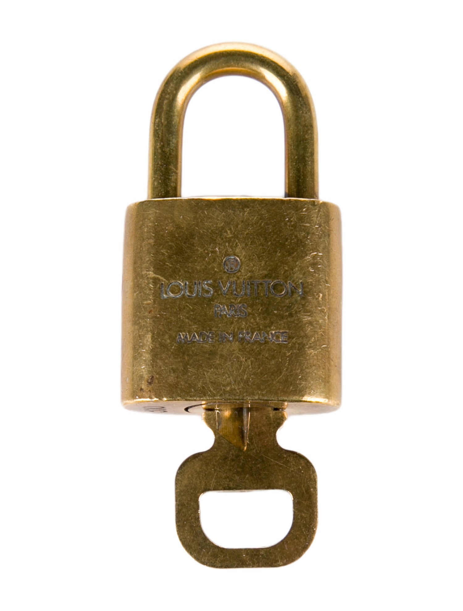 Louis Vuitton Brass Lock & Key Set Gold Bag Accessories, Accessories LOU794940 The RealReal
