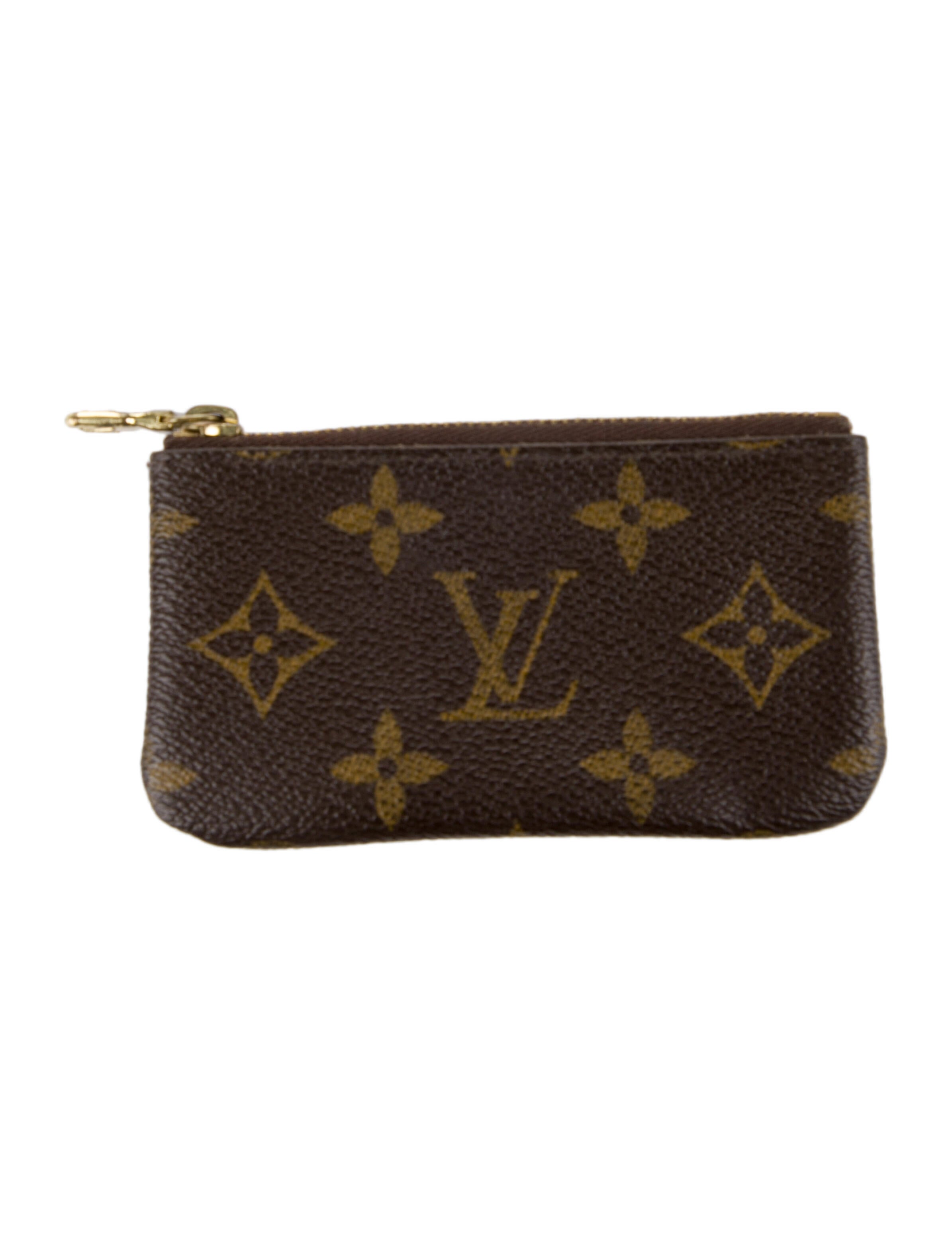 Louis Vuitton Monogram Coin Pouch Brown Keychains, Accessories