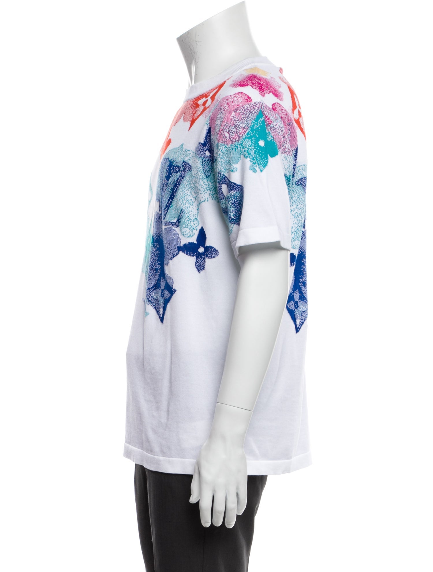 Louis Vuitton 2021 LV Monogram T-Shirt - White T-Shirts, Clothing