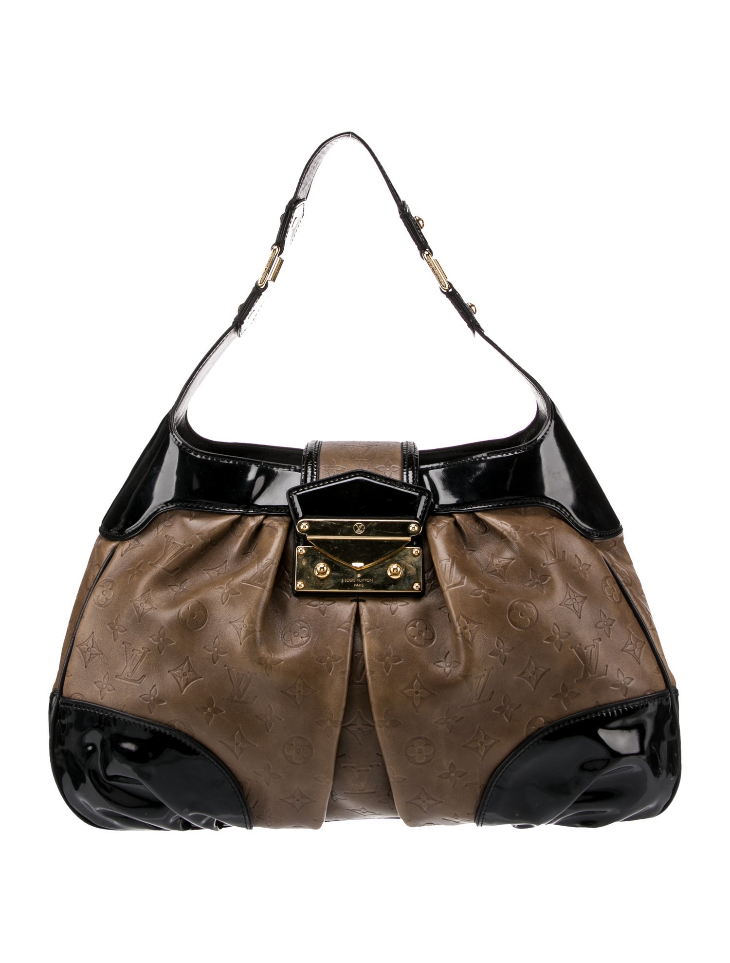 Louis Vuitton Monogram Cuir Embossé Polly Hobo