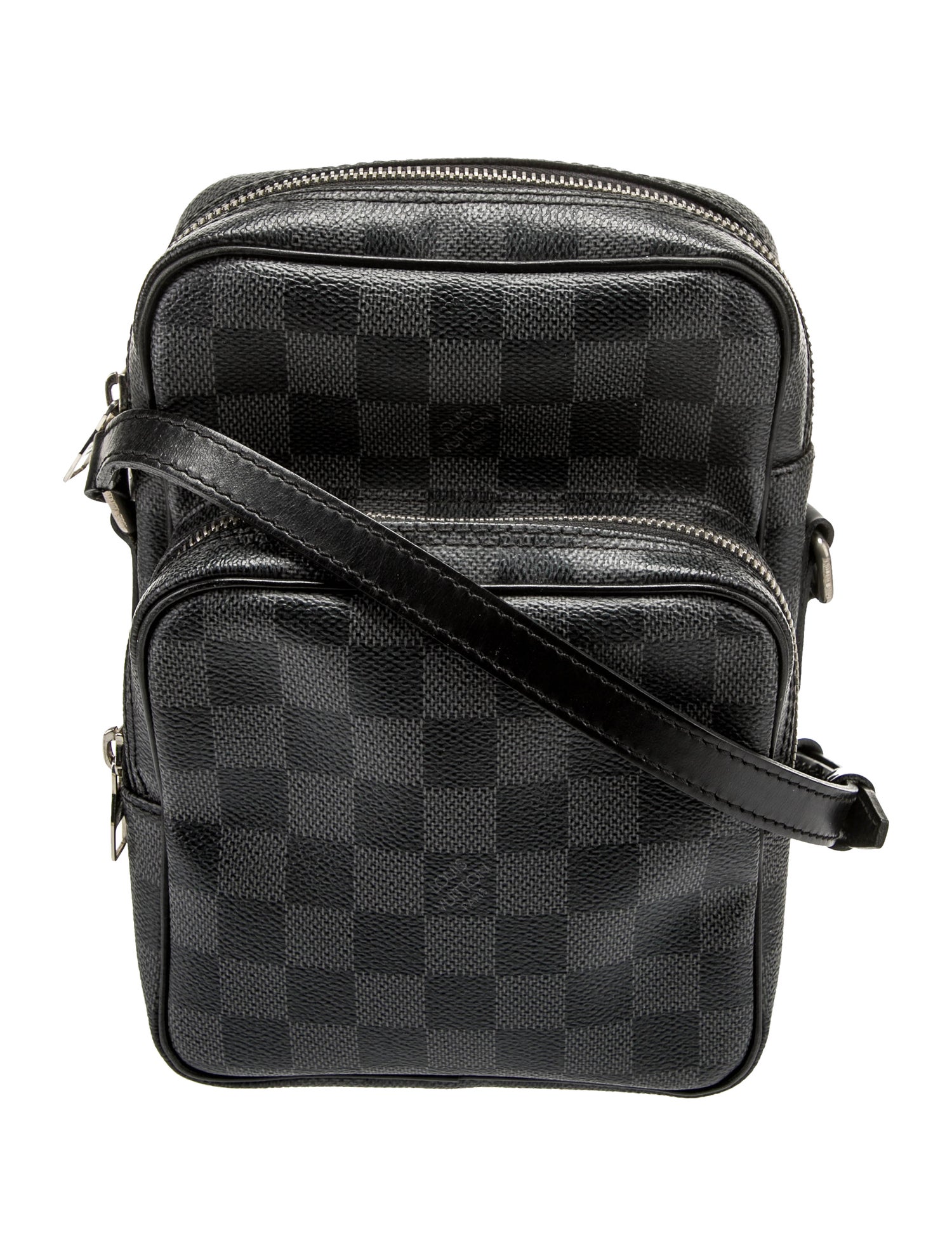 Louis Vuitton Damier Graphite Alpha Wearable Wallet Black Messenger