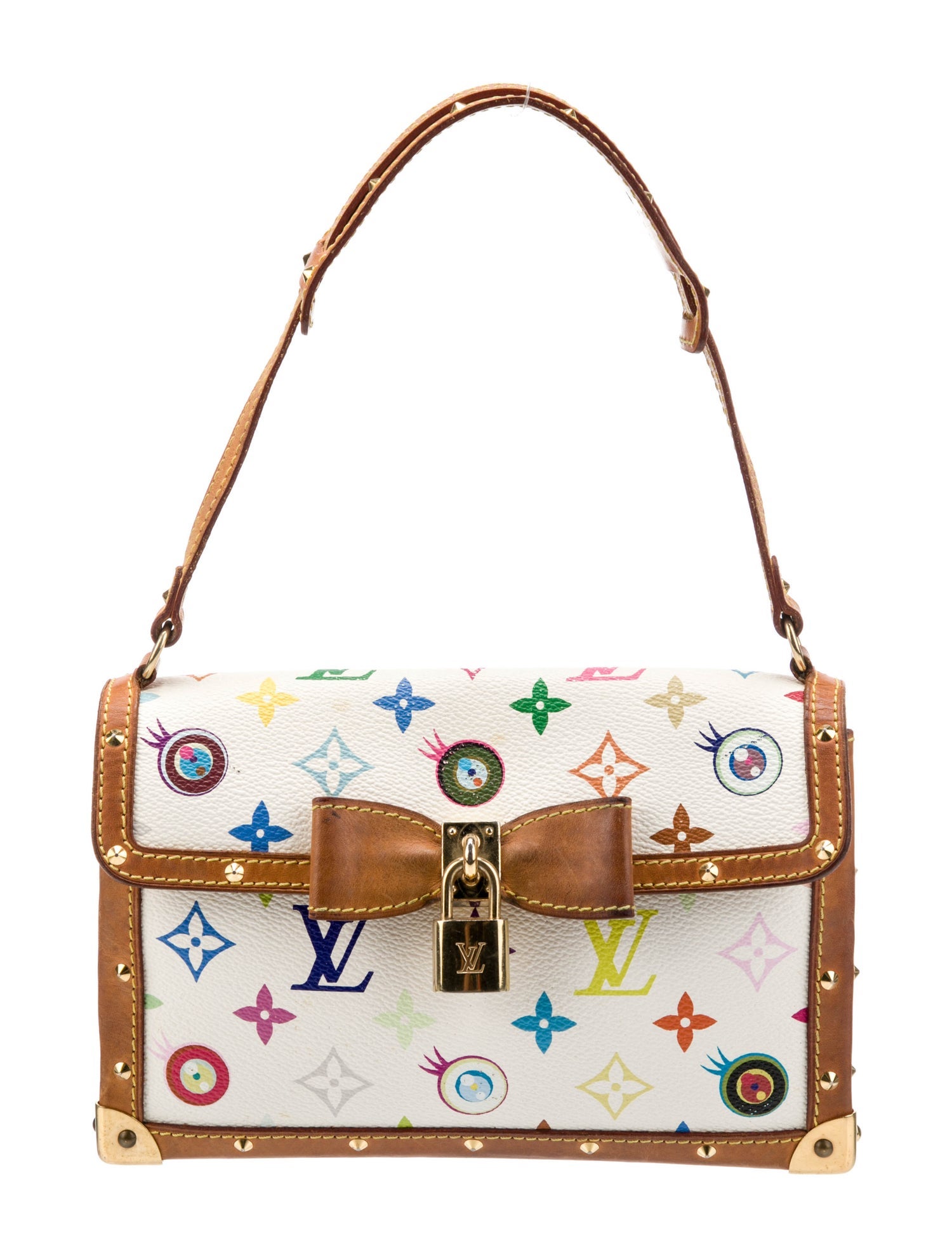 ✨美品VUITTON bag✨ Louis Vuitton Monogram Canvas Raisin Victoire Chain Bag