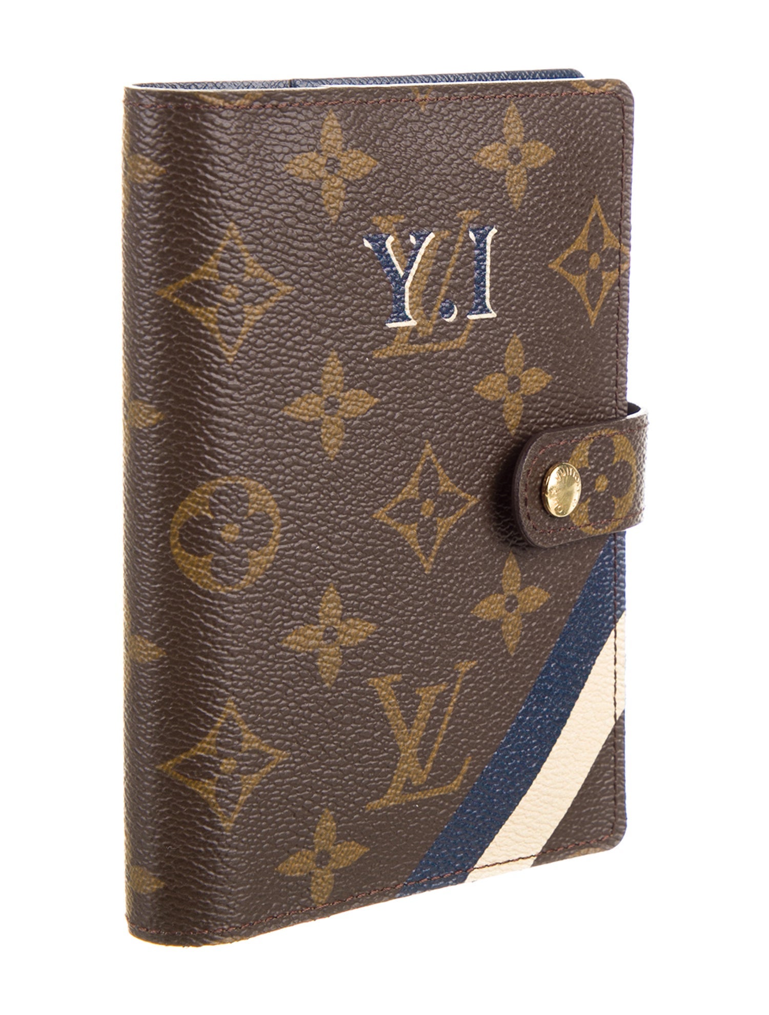 Louis Vuitton Monogram Small Ring Agenda Cover Brown Books