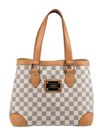 Louis Vuitton Shoulder Bags Damier Azur Hampstead MM