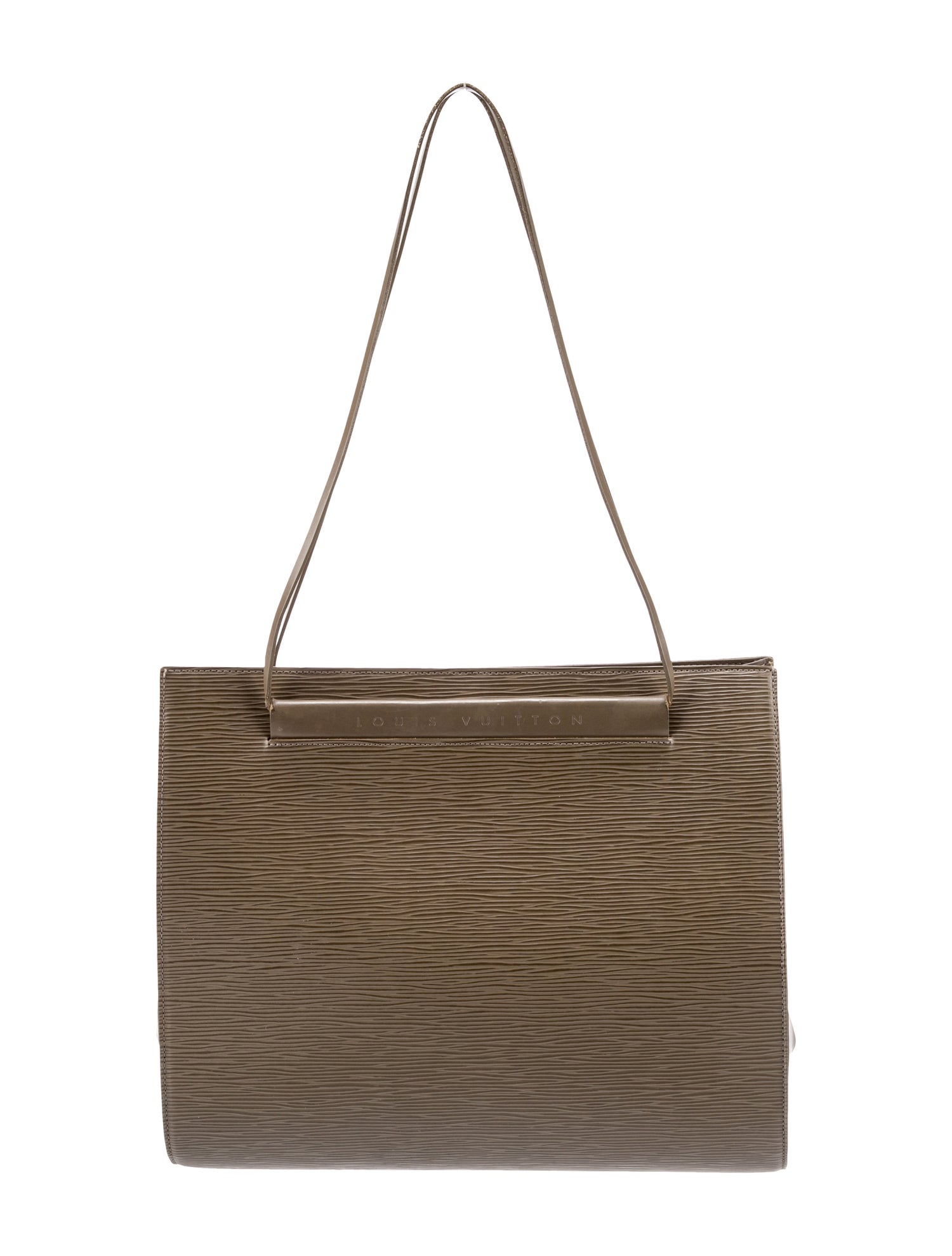 Louis Vuitton Saint Tropez Epi Leather Shoulder Bag Grey Shoulder Bags, Handbags LOU839356