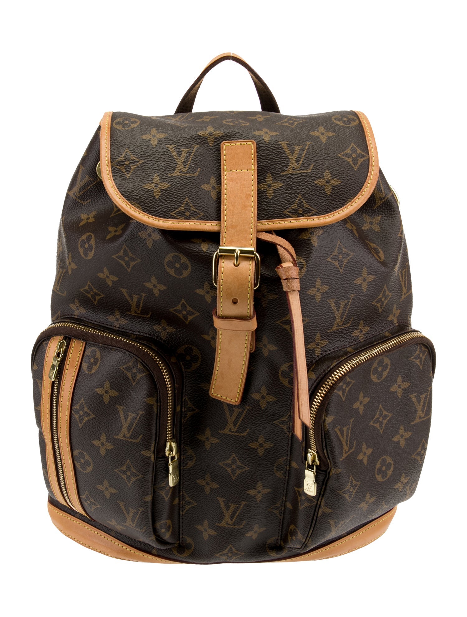 Louis Vuitton Monogram Bosphore Backpack Brown Backpacks, Handbags