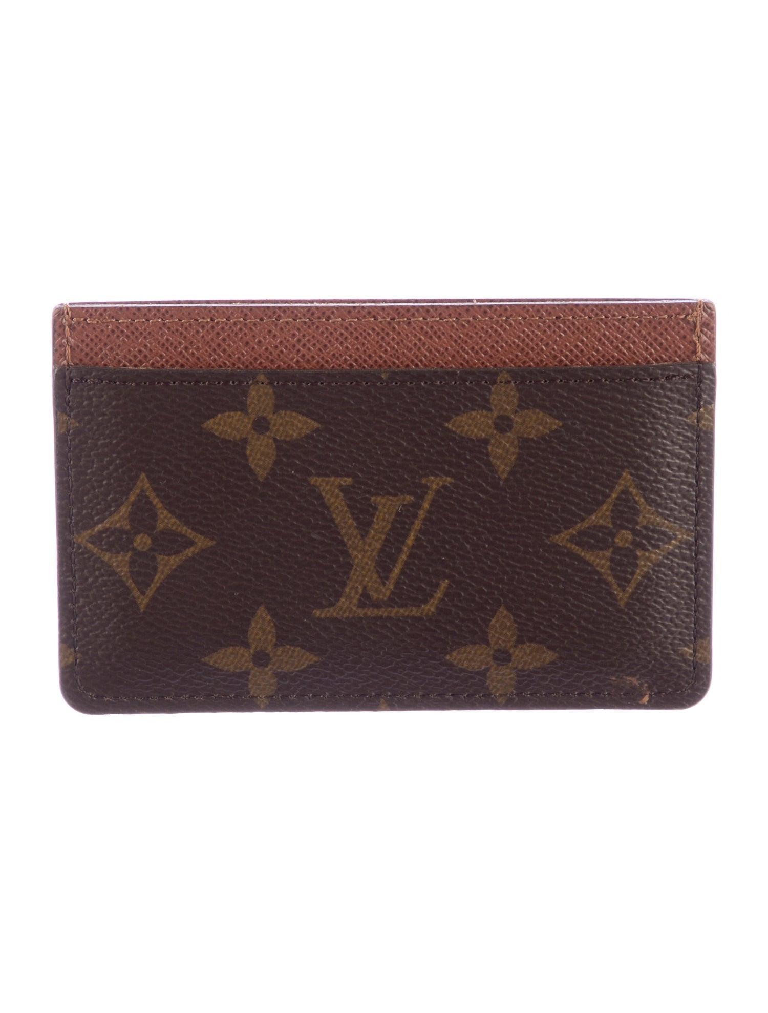 Louis Vuitton 2017 LV Monogram Card Holder Brown Wallets, Accessories