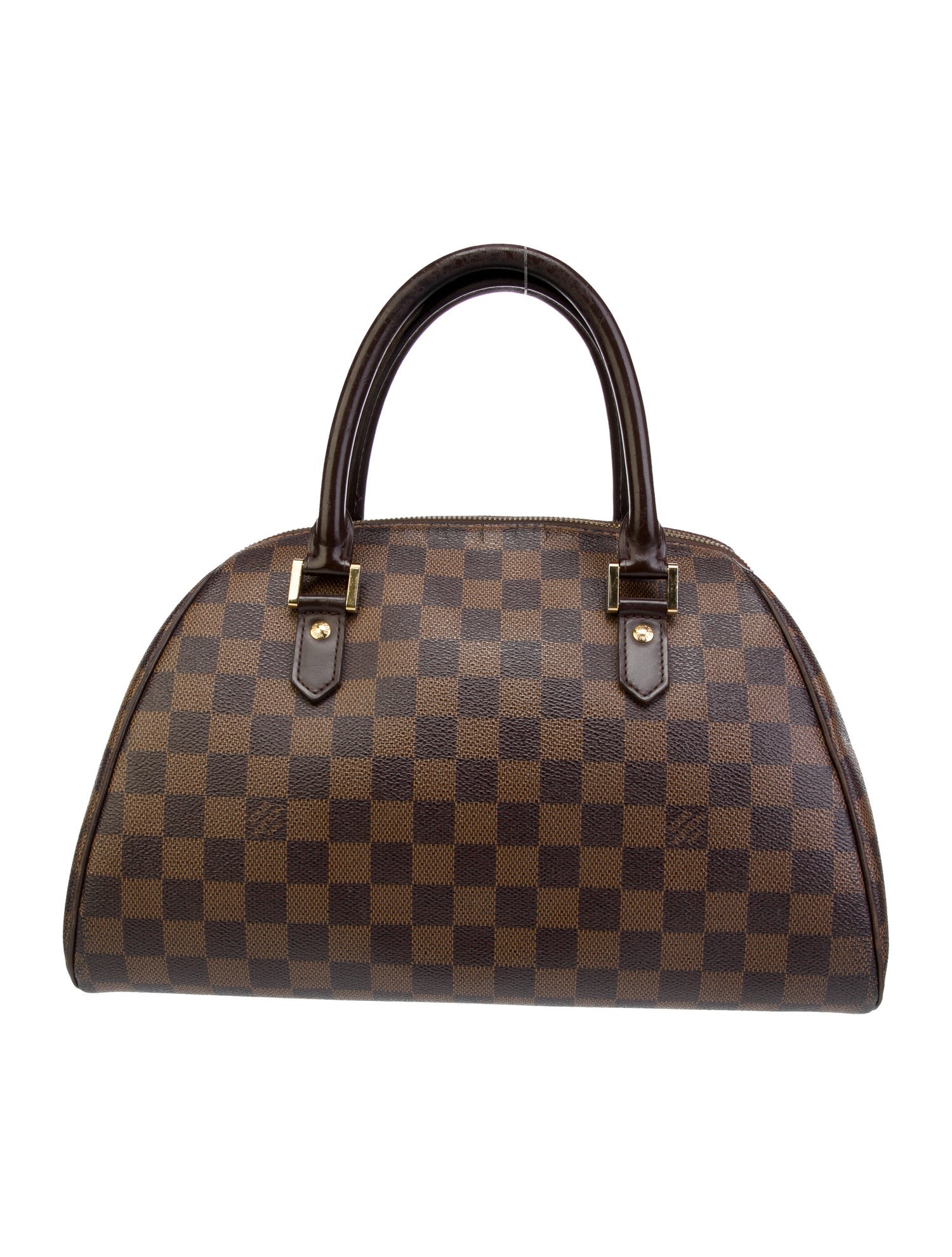 Louis Vuitton Damier Ebene Ribera MM - Brown Handle Bags, Handbags ...