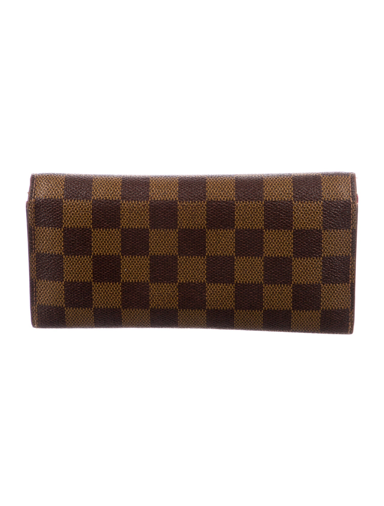 Louis Vuitton 2017 Damier Ebene Pattern Emilie Wallet