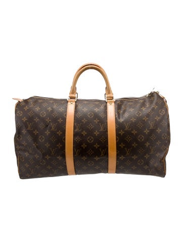Louis Vuitton Luggage and Travel Monogram Keepall Bandouliere 50