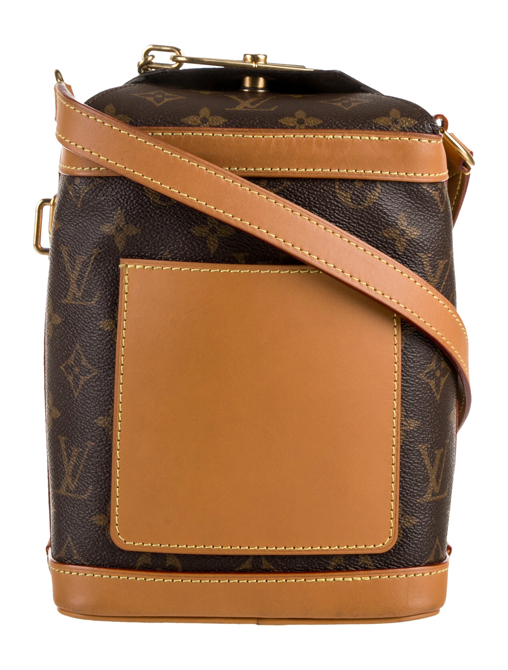 Louis Vuitton Monogram Legacy Milk Box Brown Messenger Bags