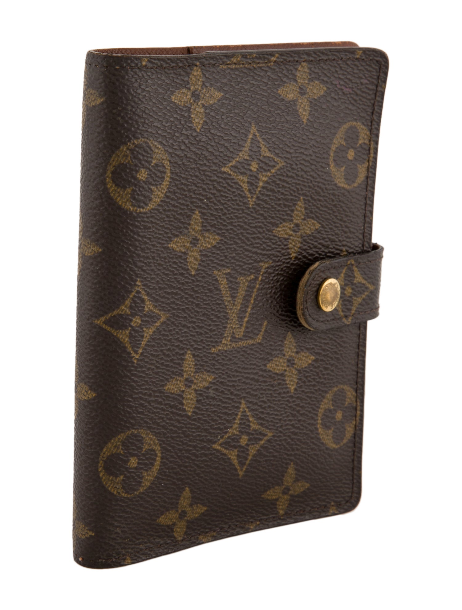 Louis Vuitton Cerises Monogram Small Ring Agenda Cover Brown Books