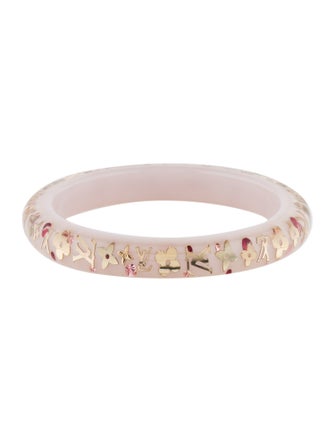 Louis Vuitton Crystal & Resin Narrow Inclusion Bangle