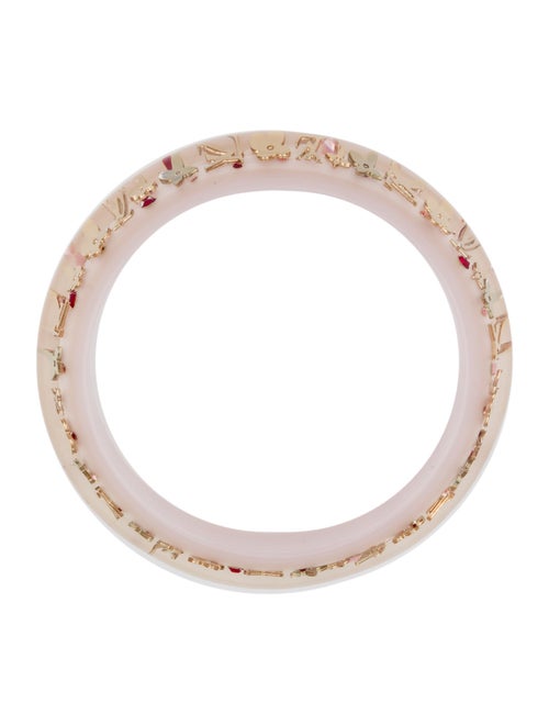 Louis Vuitton Crystal & Resin Narrow Inclusion Bangle