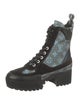 Louis Vuitton 2019 Monogram Pop Laureate Combat Boots