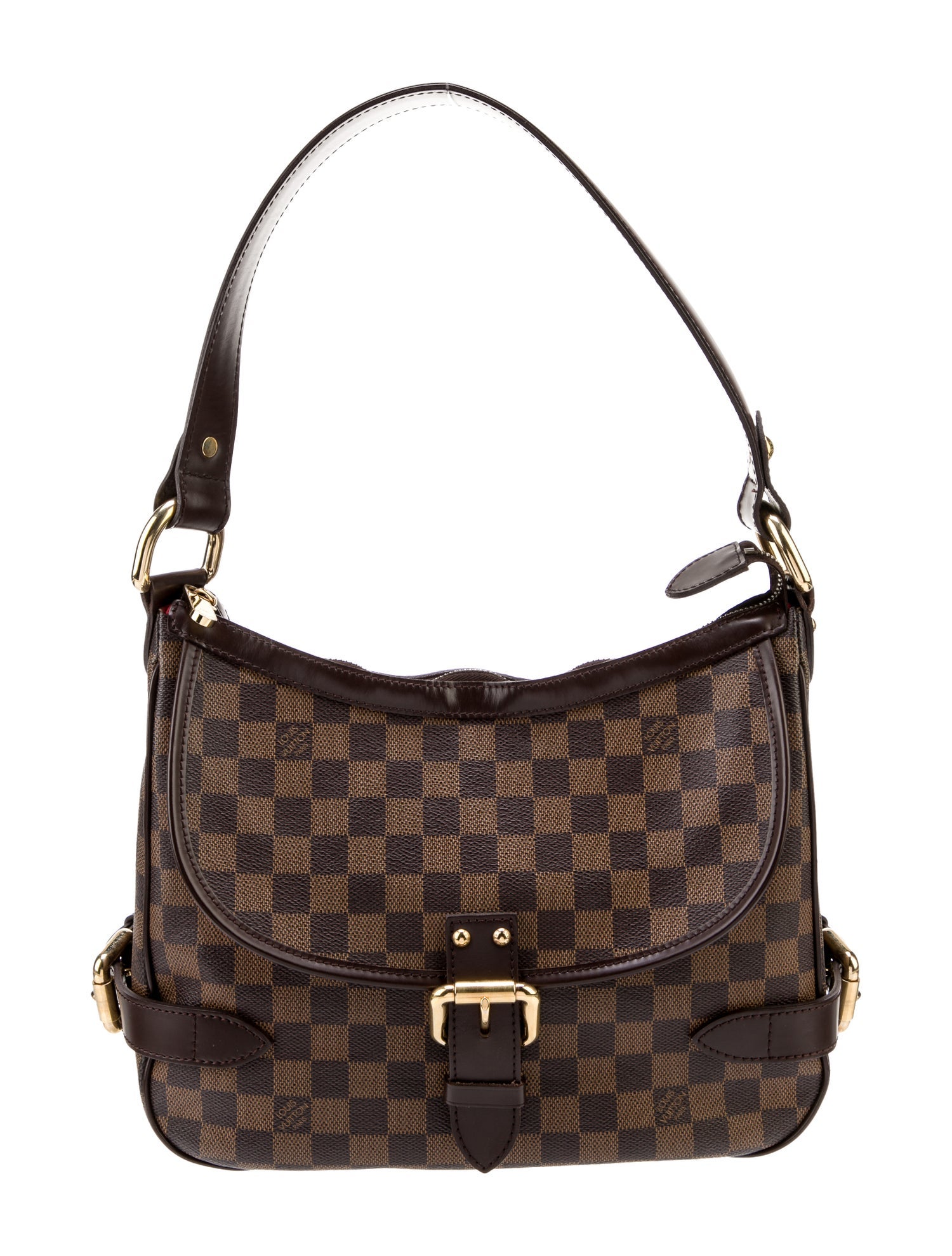 Louis Vuitton Damier Ebene Highbury Brown Hobos, Handbags LOU852202 The RealReal