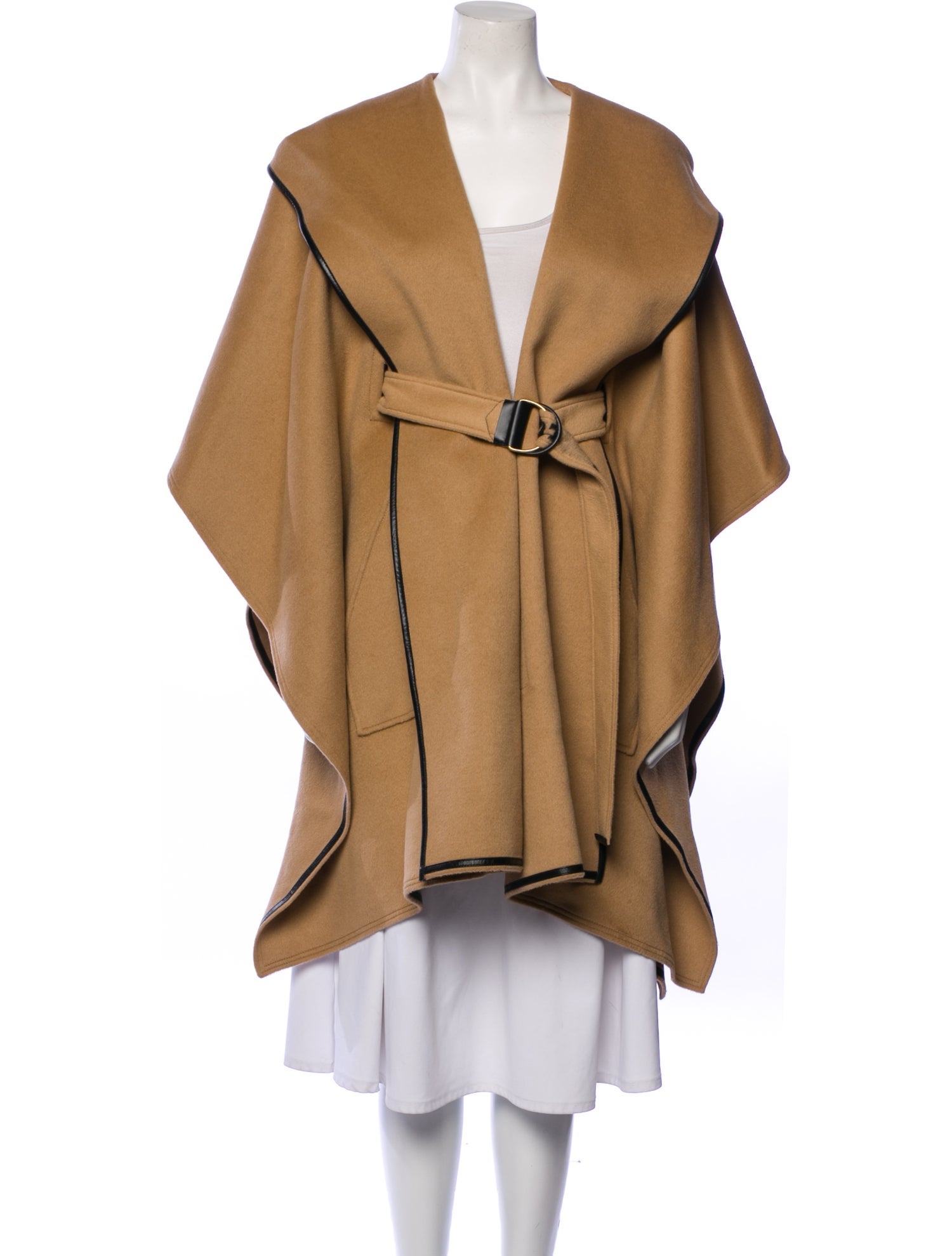 セオリー☆ NEW DIVIDE LUXEポンチョコート未使用キャメル