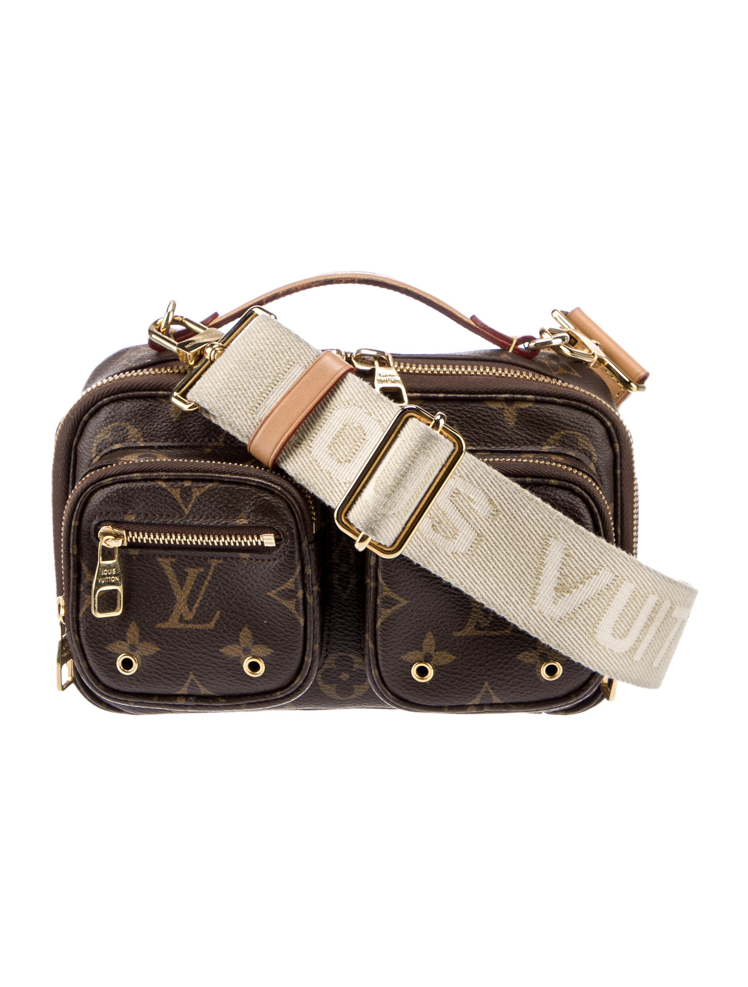 Louis Vuitton Monogram Utility Bag Brown Crossbody Bags, Handbags