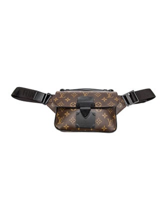 Louis Vuitton Monogram Macassar S-Lock Sling Bag