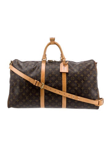 Louis Vuitton Luggage and Travel Monogram Keepall Bandouliere 55