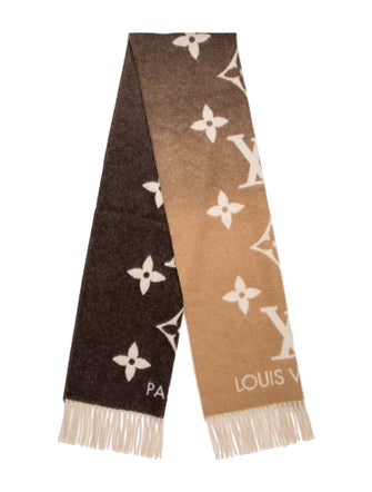 Louis Vuitton Cashmere LV Monogram Scarf