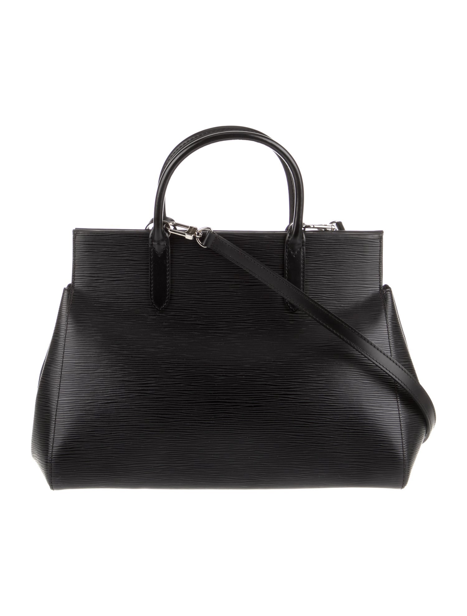 Louis Vuitton Epi Marly MM w/ Strap - Black Totes, Handbags  