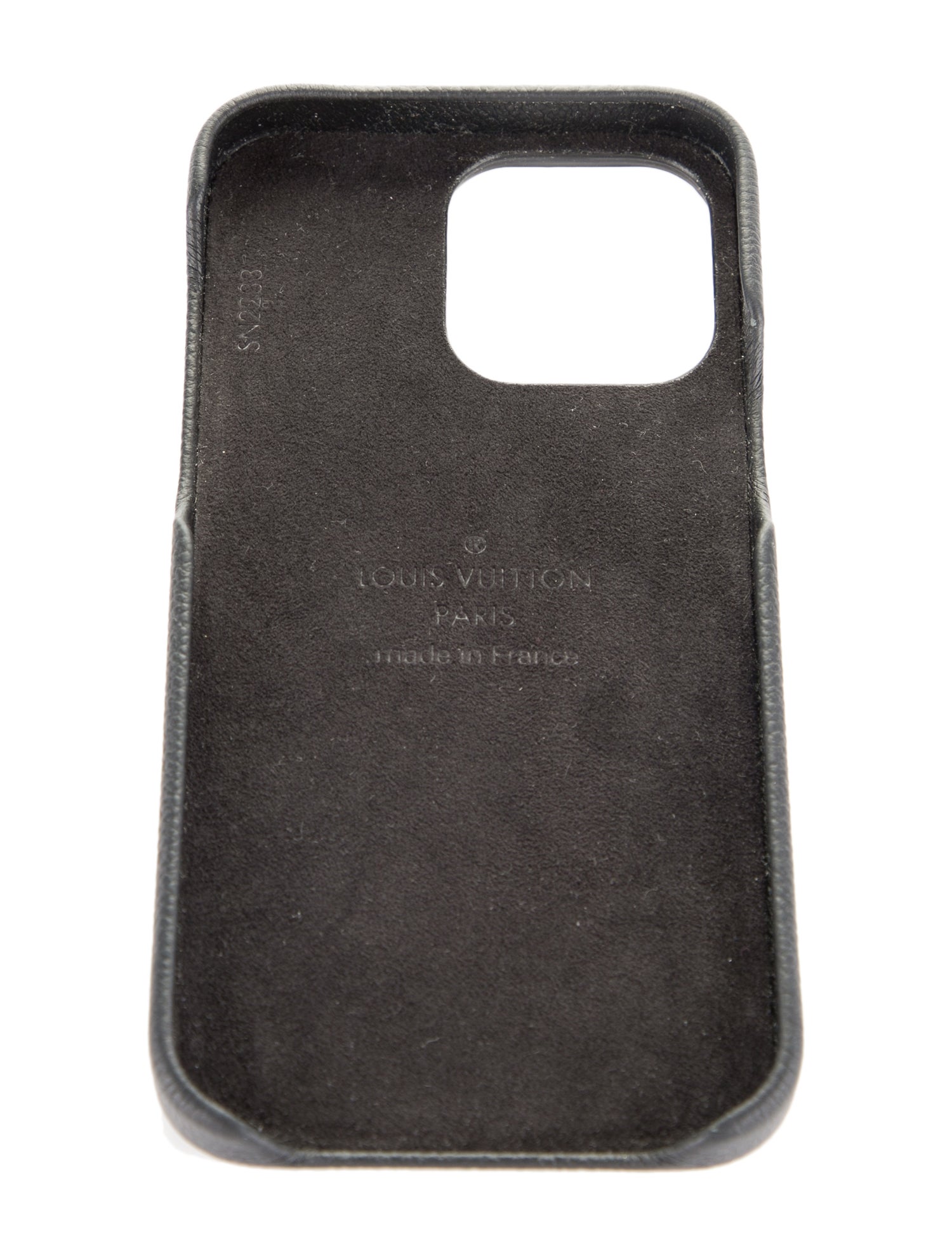 Louis Vuitton iPhone 15 Pro Max Monogram Eclipse Bumper Case
