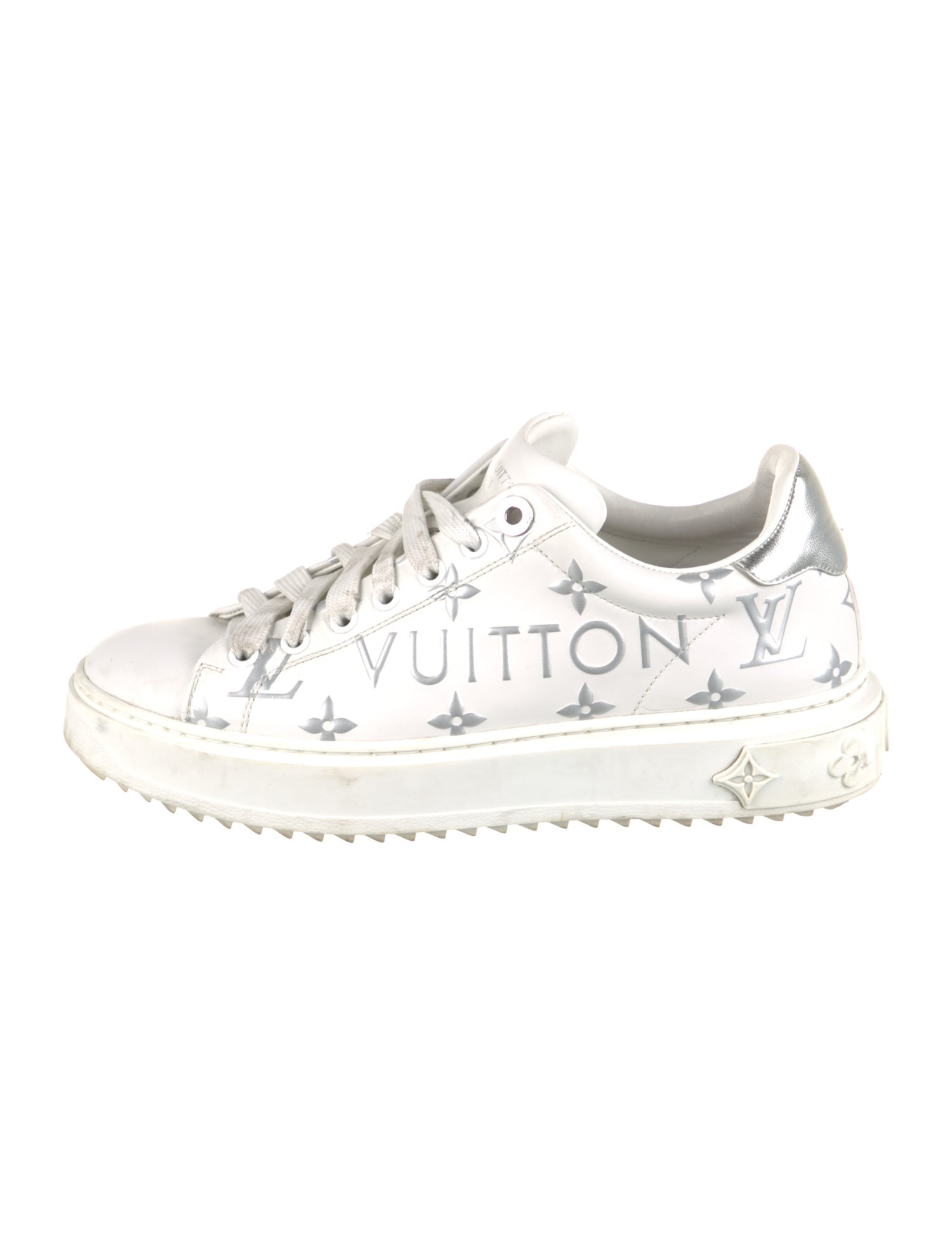 Louis Vuitton LV Monogram Leather Sneakers White Sneakers, Shoes
