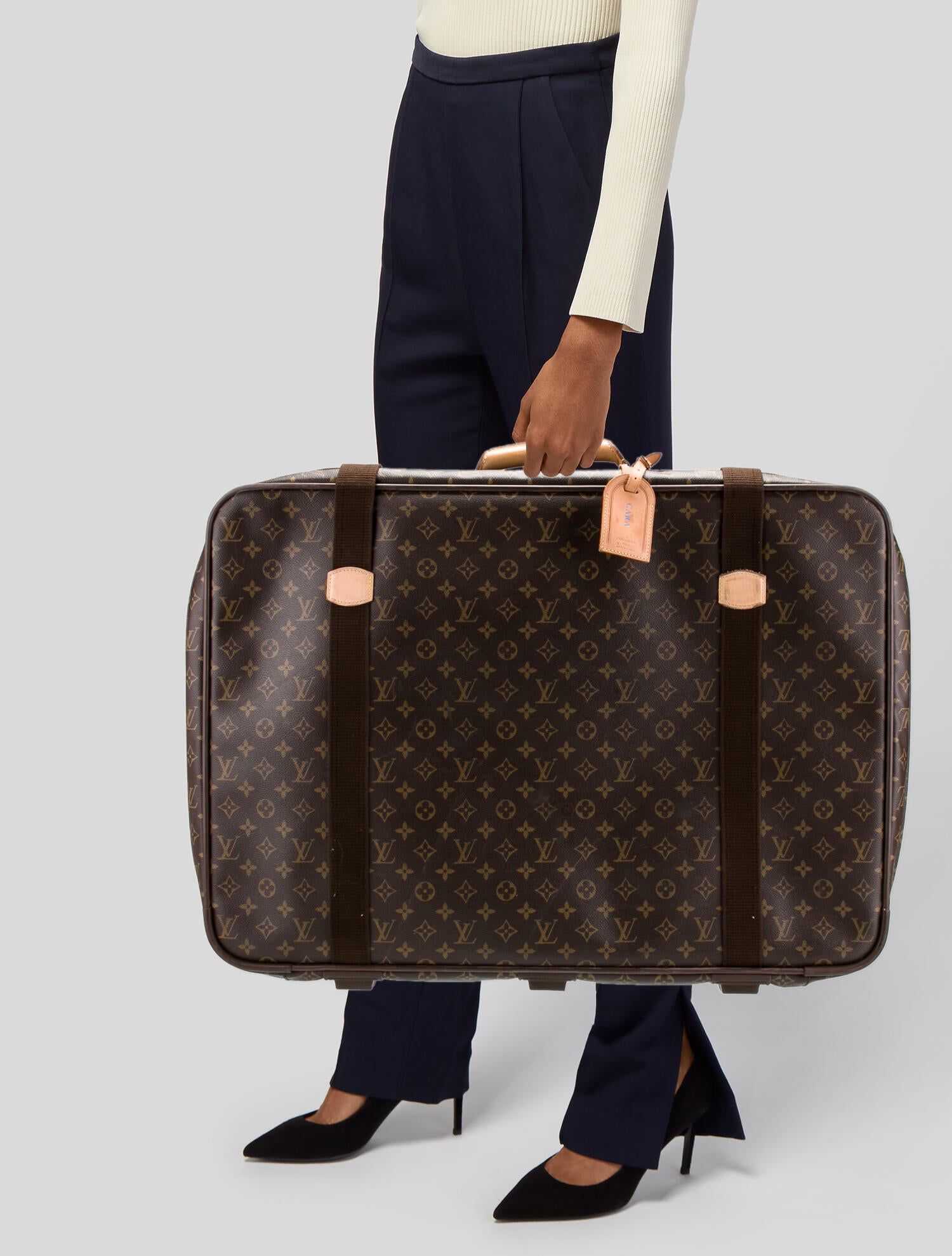 LOUIS VUITTON モノグラムサテライト70 ボストンバッグ② Louis Vuitton Vintage Monogram Satellite 70 - Brown Luggage and