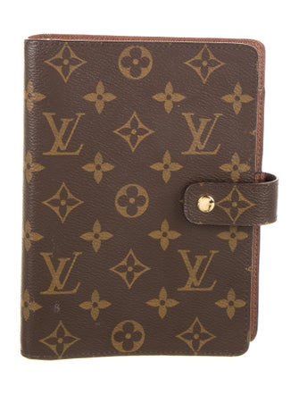 Louis Vuitton Monogram Medium Ring Agenda Cover
