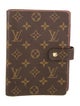 Louis Vuitton Monogram Medium Ring Agenda Cover
