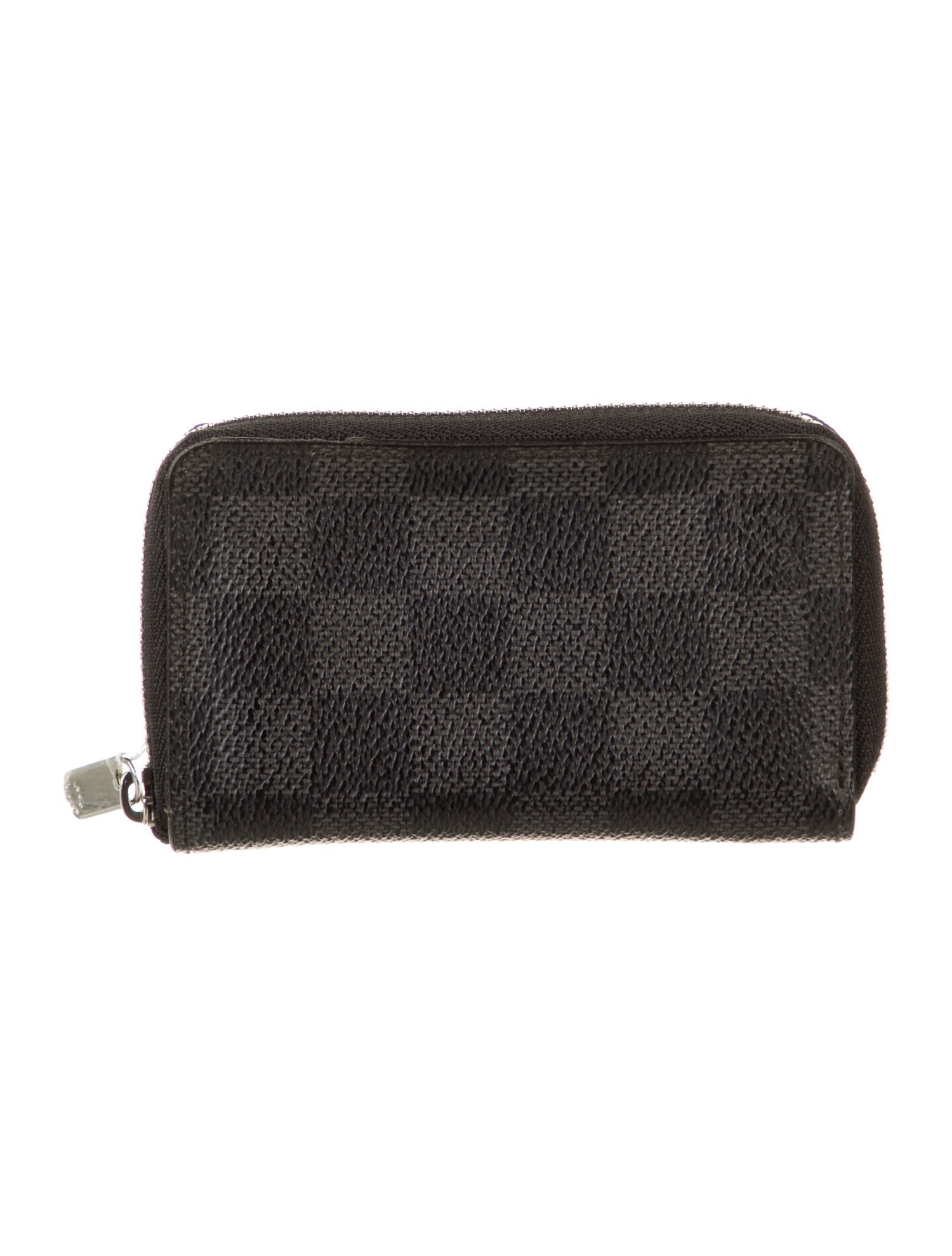 Louis Vuitton 2011 Damier Graphite Pattern Zippy Coin Purse