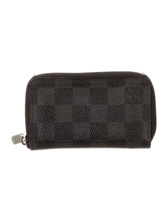 Louis Vuitton 2011 Damier Graphite Pattern Zippy Coin Purse