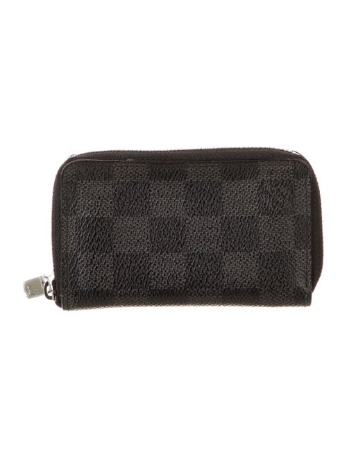 Louis Vuitton 2011 Damier Graphite Pattern Zippy Coin Purse
