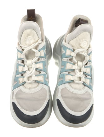 Louis Vuitton Neoprene Printed Chunky Sneakers