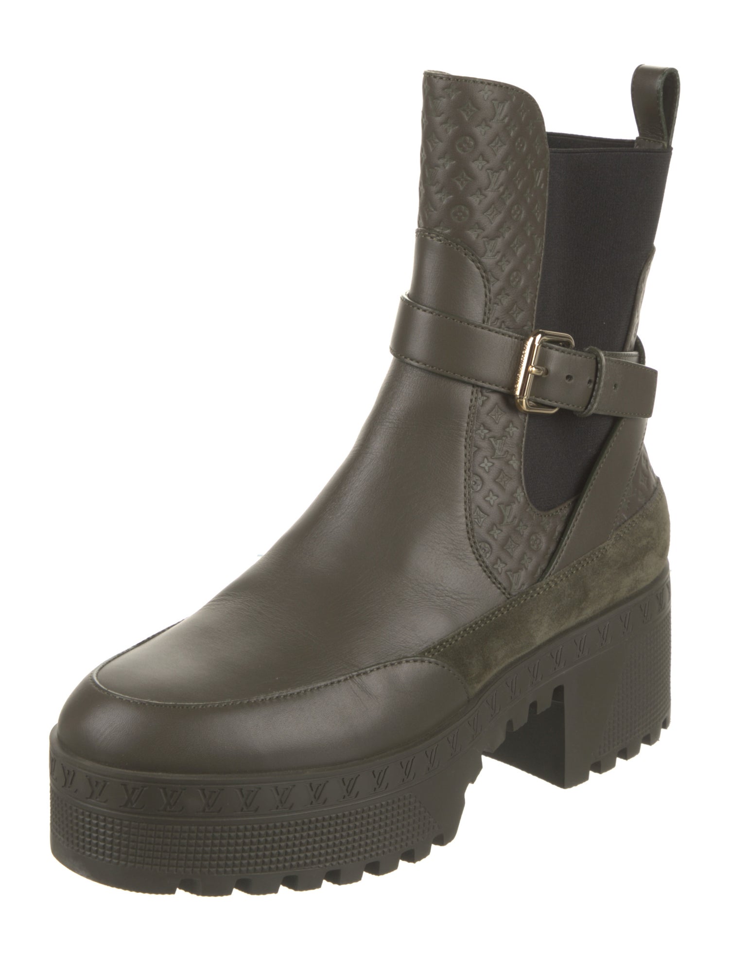 Louis Vuitton Leather Chelsea Boots