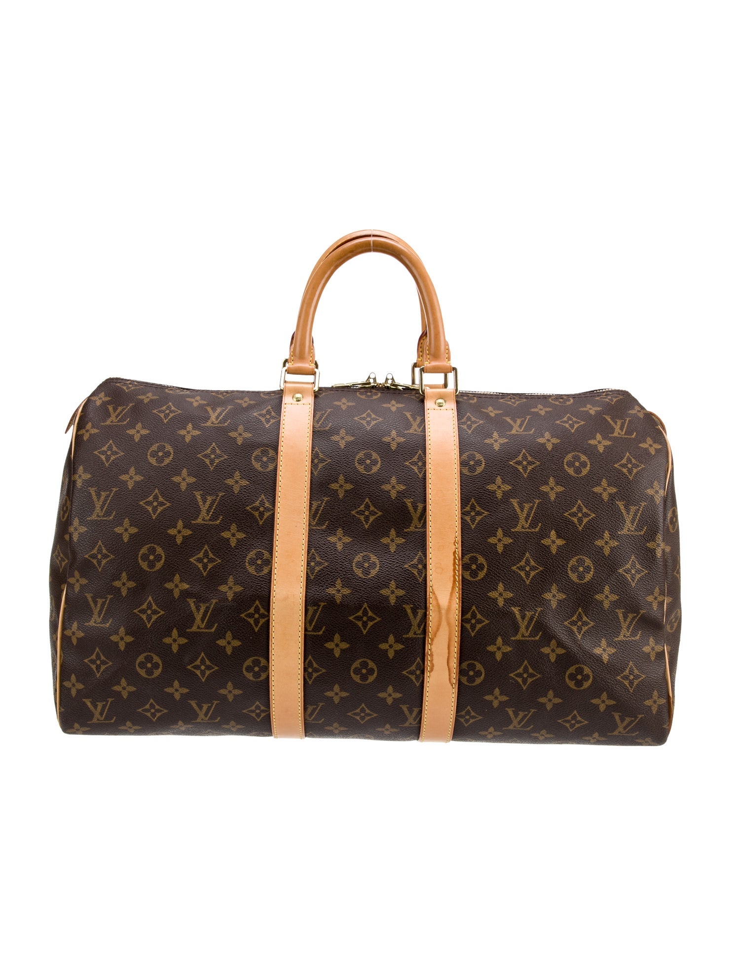 Louis Vuitton Monogram Keepall 45 - Brown Luggage and Travel, Handbags -  LOU871076 | The RealReal