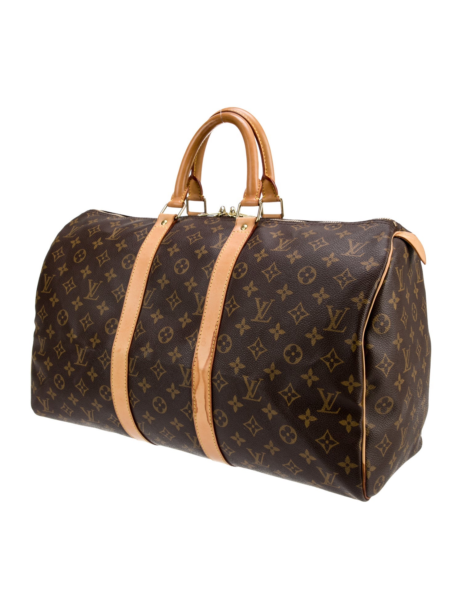Louis Vuitton Monogram Keepall 45 - Brown Luggage and Travel, Handbags -  LOU871076 | The RealReal