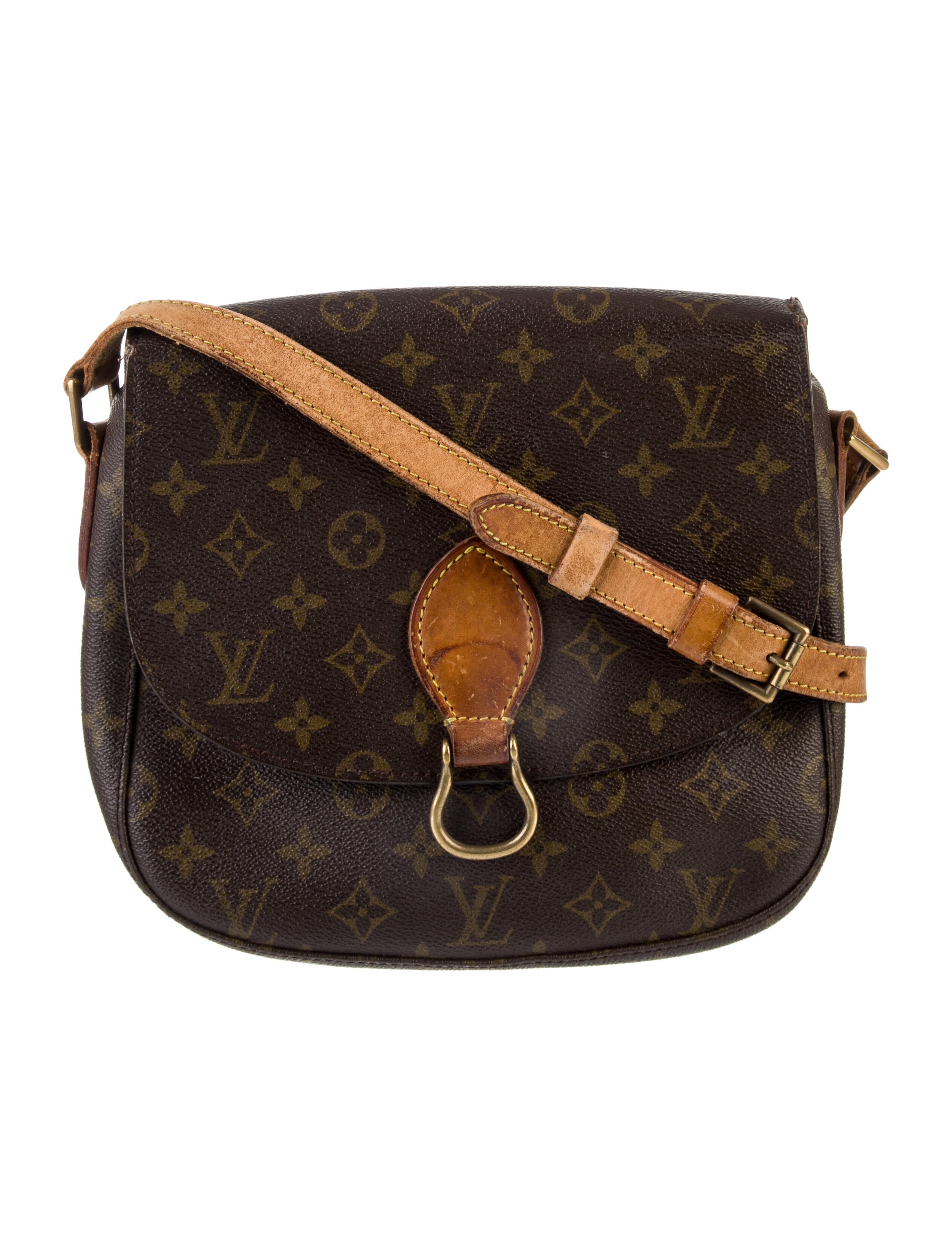 Louis Vuitton Canvas Monogram Saint Cloud MM Crossbody Bag
