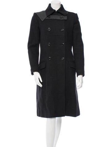 Louis Vuitton Wool Double-Breasted Coat