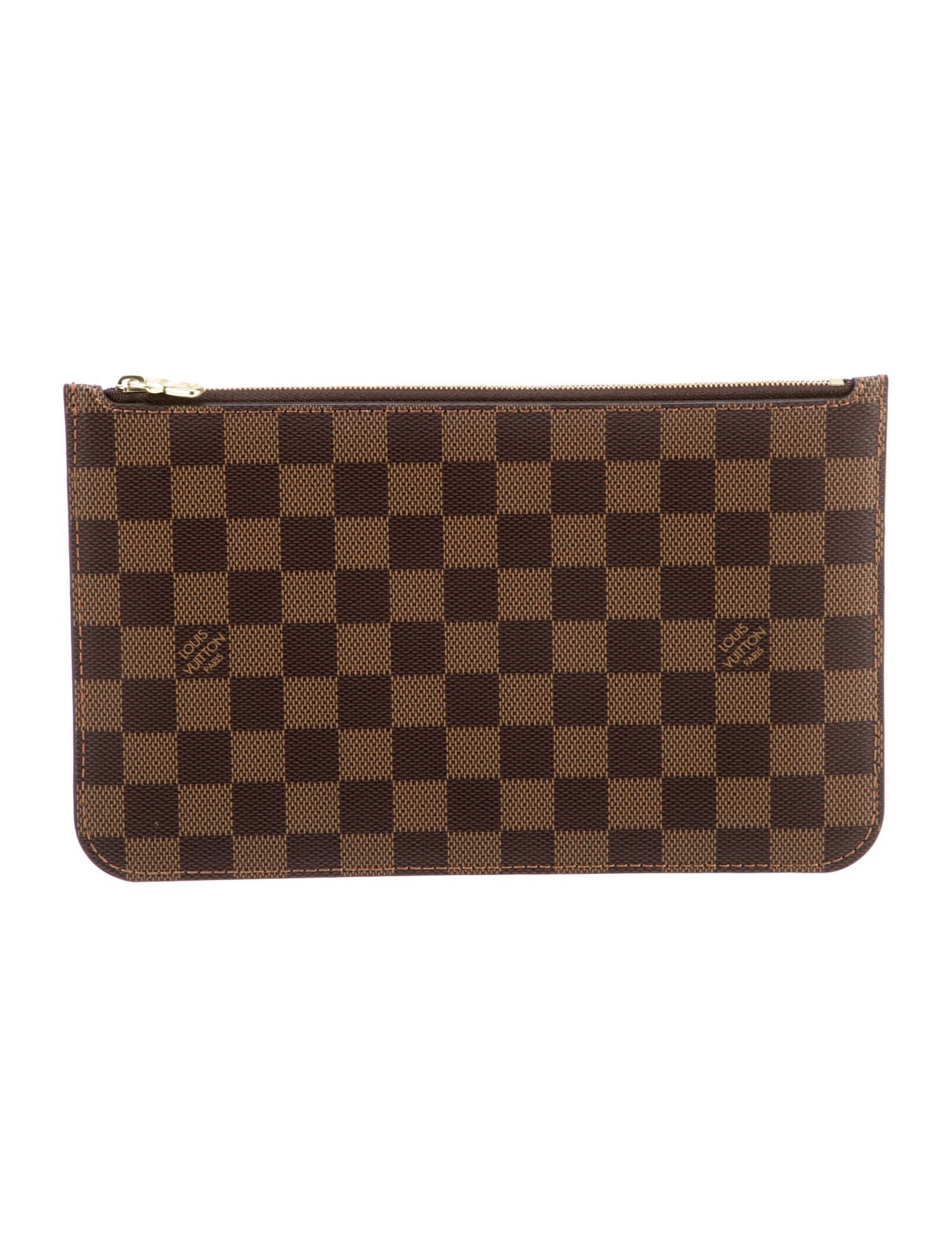 Louis Vuitton Damier Ebene Neverfull Pouch
