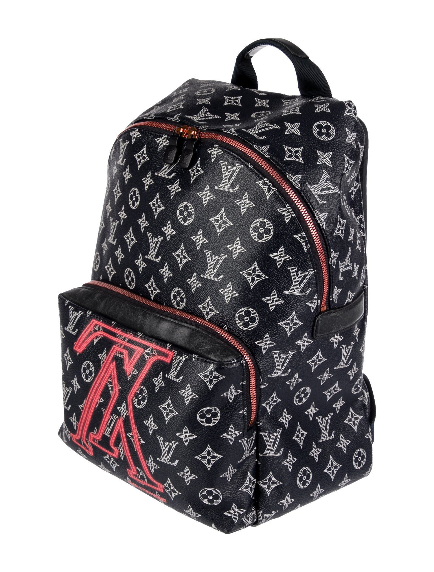 Louis Vuitton Monogram Upside Down Apollo Backpack Blue Backpacks