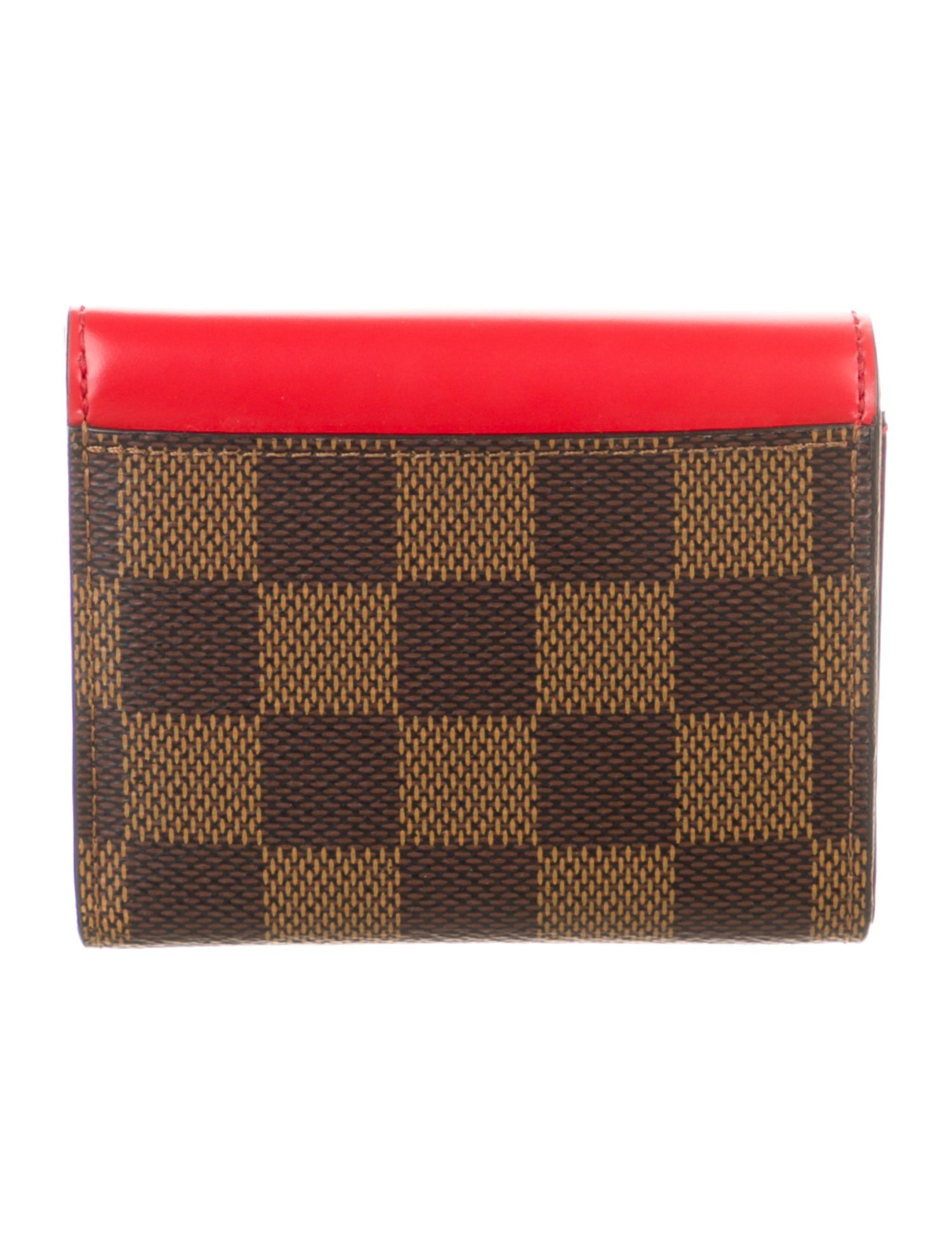 Louis Vuitton 2019 Damier Ebene Pattern Zoé Wallet